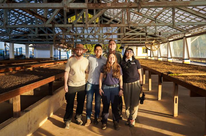 Coffee farmers producing single origin beans for specialty coffee