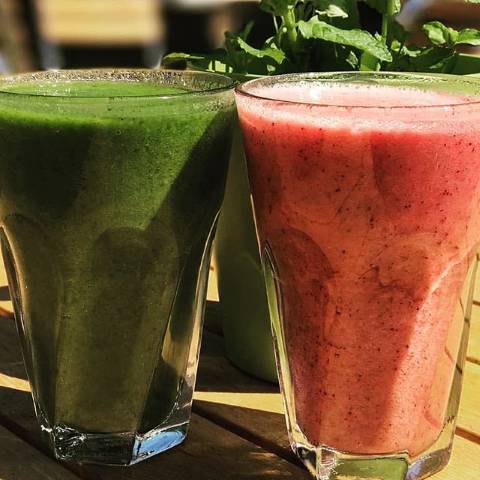 Matcha Tea at Coffee Aroma